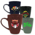 12 Oz. Colored & Rounded Ceramic Bistro Mug